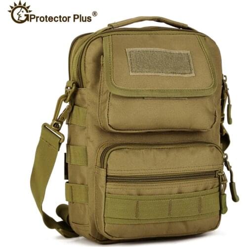 Tactical Sling Bag Military Camouflage Messenger Bag Tactical Waterproof Molle Travel Rucksack Camping Hiking Trekking Bag