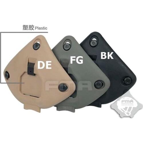 Outdoor FMA Tactical Airsoft Helmet NVG Mount Adapter VAS Shroud Helmet Mount Plastic BK/DE/FG Free Shipping