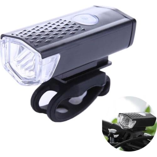 Bicycle headlight Waterproof USB Rechargeable Bike Lights Head Front LED Flash Light Cycling Safety Lamp Bike Accessory SCI88