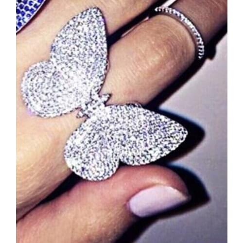 Xa369 Luxury Designer Fashion 925 Sterling Silver wedding party Jewelry Zirconia European style Double headed leopard db