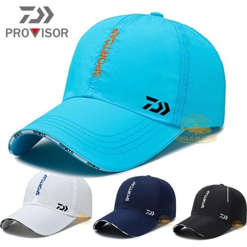 2020 Daiwa Brand Fishing Sun Hat Summer Men and Women Outdoor Mountaineering Embroidery Quick-drying Hat Sports Baseball Cap