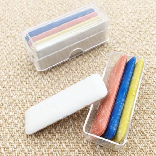 4pcs/box Colorful Erasable Fabric Tailors Chalk Fabric Patchwork Marker Clothing Pattern DIY Sewing Tool Needlework Accessories
