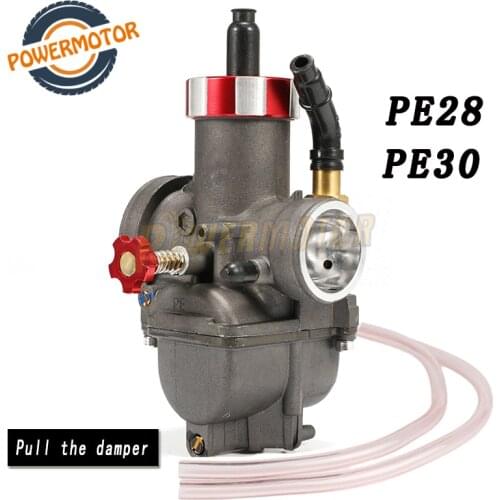 28MM/30MM PE28 PE30 Pull the damper Carburedor Super performance Racing carburetor for Keihin 150cc 160 200cc engine