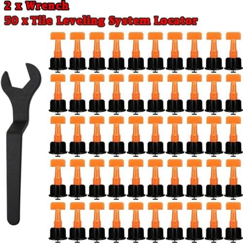 50pcs Level Wedges Tile Spacers For Flooring Wall Tile Positioning Carrelage Tile Leveling System Leveler Locator Spacers Plier