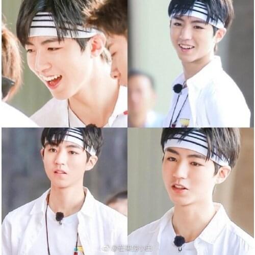 KPOP Bangtan Boys JIMIN V Kim Tae Hyung Knit Stripe Casual Outdoor Sports Headband
