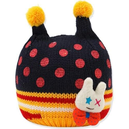 Colorful Baby Hats Cute Rabbit Ear Cap Blocked Shots Cozy Material Suitable 6Months-5 Years Baby Childrens Clothing