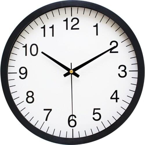 Retro Wall Clock Silent Simple Digital Clock Bedroom Nordic Beauty Modern Living Room Creative Personality