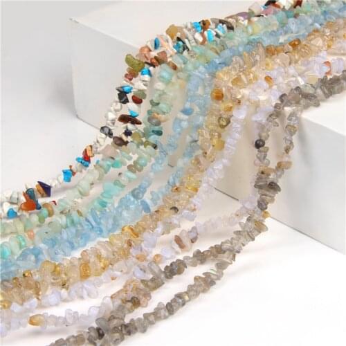 Natural Chips Beads 3-5 mm Healing Energy Amethyst Gravel Stone Beads For DIY Making Jewelry Decor Bracelets Necklace Earrings