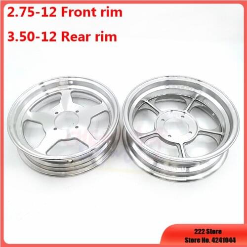 12 inch for Monkey Bike Rim 2.75-12 3.50-12 front or rear wheel hub for Monkey motorcycle DAX Modified aluminum alloy rim felly
