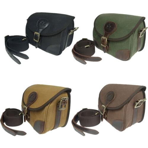 Hunting Rifle Cartridge Carrier Ammo Pouch Waterproof Leather Shotgun Bullet Shell Bag for Trap Shooting Gun Accessories