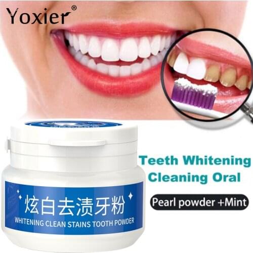 Teeth Whitening Powder Remove Tooth Stains Decompose Pigment Clean The Mouth Fresh Breath Protect The Gums Oral Hygiene Tools