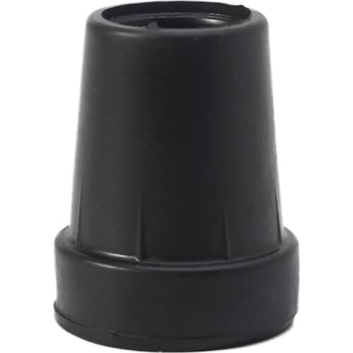 Walk Hiking Stick Rubber Tip Protect Trek Crutch Pad Alpenstock Accessories B36F