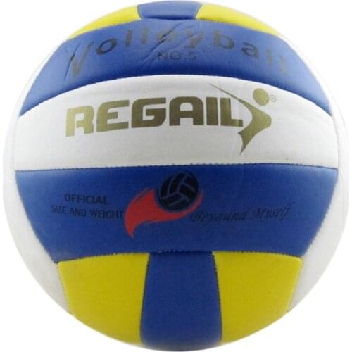Regail Volleyball Thickened Pu Training Volleyball Waterproof Indoor Outdoor Volleyball for Beach Game Gym Training