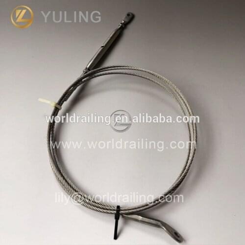 Y L factory Stainless Steel Wire Rope Soft Fishing Lifting Cable 7X7 Clothesline