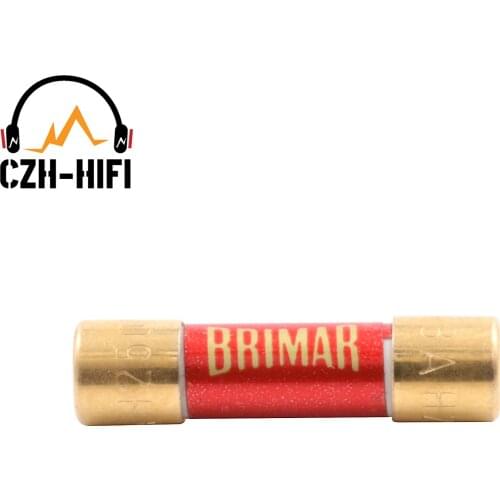 1PC American Brimar Premium FUSE TUBE Original zebra Hawkeye for DAC Amplifier Speaker Subwoofer Loudspeaker Electronic HiFi DIY