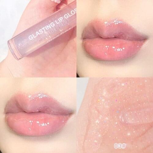 1 Pcs Shiny Lip Oil Moisturizing Nourishing Long Lasting Plumper Lip Balm Reduce Lip Lines Lips Repairing Makeup Cosmetics TSLM1