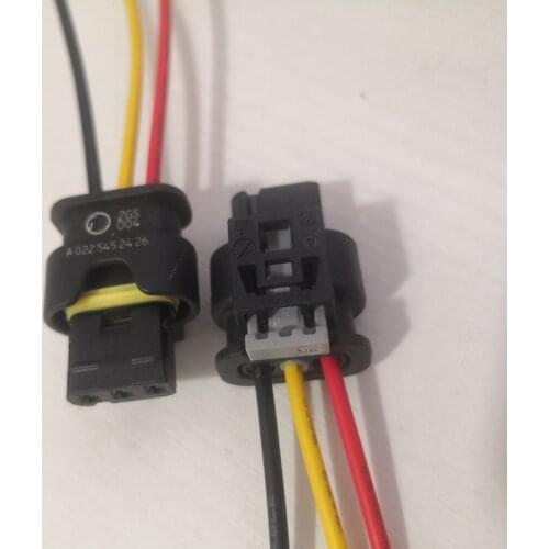 2 Pin/Way Parktronic Pts Pdc Connector Plug Wire Harness Pigtail A0225452426 For BMW Mercedes-Benz W205 C117 X156 W176 W246 W212