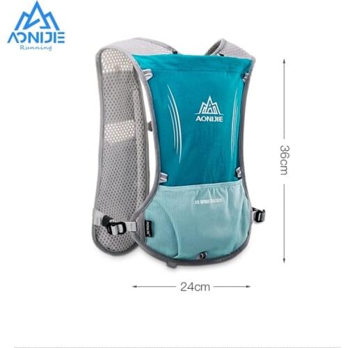AONIJIE Women Men Lightweight Running Backpack Outdoor Sports Trail Racing Marathon Hiking Fitness Bag Hydration Vest Pack