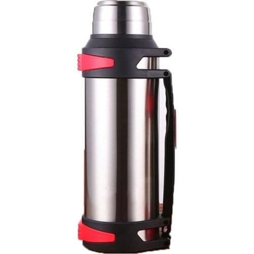 1200-4000ML Large Thermos Bottle Vacuum Flasks Stainless Steel Hydro Insulated Water Thermal Cup With Strap 48 Hours Insalation