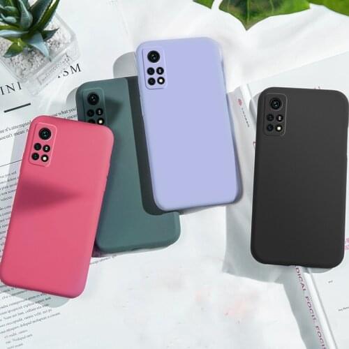 Liquid Silicone Case For xiaomi MI 10T Pro 5G Soft Case Camera Lens Full Protection Phone Cover For Xiaomi MI 10T Pro Back Cover