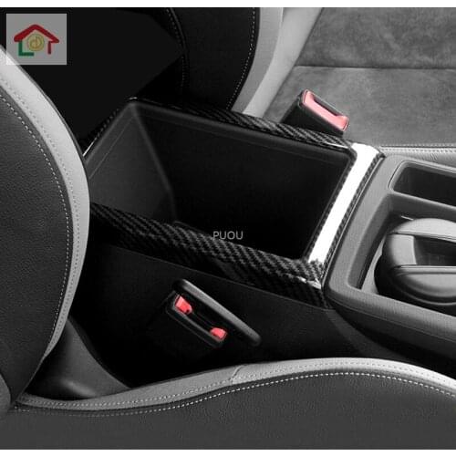 For Audi Q3 2019-2020 Center Console Armrest Box Frame Decoration Cover Trim 1pcs