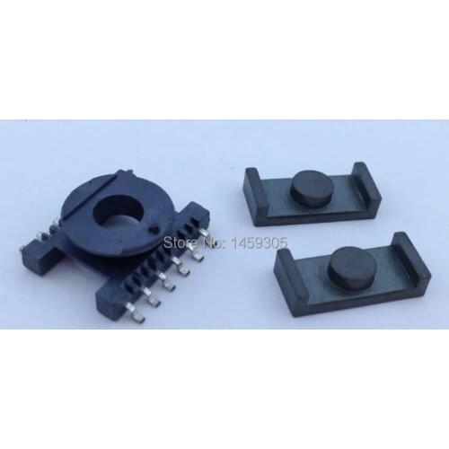 ER14.5 SMT transformer bobbin + ferrite core, 12pin (6+6 )