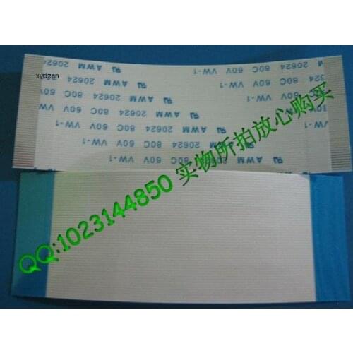 FFC 0.5pitch 50pin 80mm long type A Flexible Flat Cable For TTL LCD DVD Computer Printer AWM 80C 60V VW-1