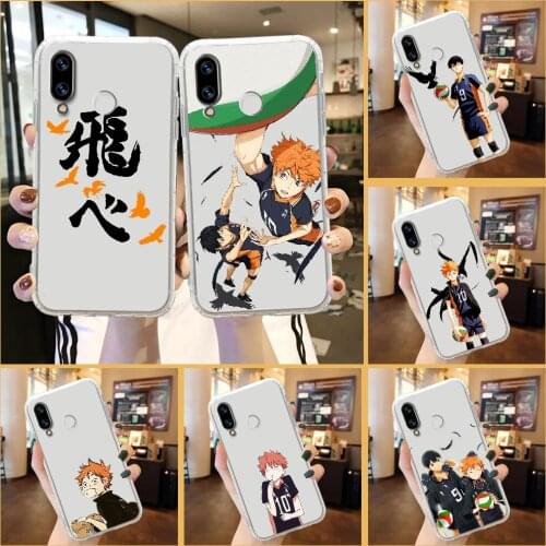 Haikyuu Anime Phone Case For Huawei Honor 6 7 8 9 10 10i 20 A C X Lite Pro Play transparent luxury funda silicone prime trend