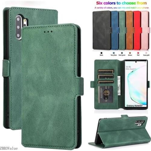 Leather Flip Wallet Case For Samsung Galaxy S21 S20 FE Ultra S10 E S9 S8 S7 Edge Note 8 9 10 Plus 20 Ultra Lite A91 Phone Cover