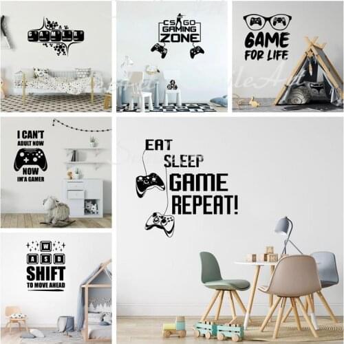 Hot Game Self Adhesive Vinyl Waterproof Wall Art Decal Living Room Bedroom Wall Art MURAL Drop Shipping