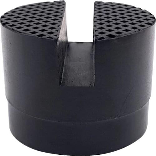 Floor Slotted Car Rubber Jack Pad Frame Protector Adapter Jacking Tool Pinch Weld Side Lifting Disk for Lexus Subaru Fiat Volvo