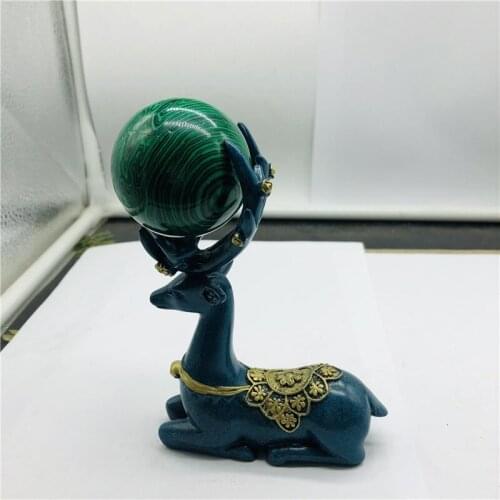 Natural crystal ball decoration stones figurines stand gifts home decor drop Shipping Christmas gift