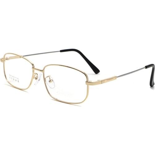 OEYEYEO New Memory Alloy Spectacle Frames Mens Simple Business Eyeglasses Womens Light Luxury Literary Myopia Eyewears Y2529