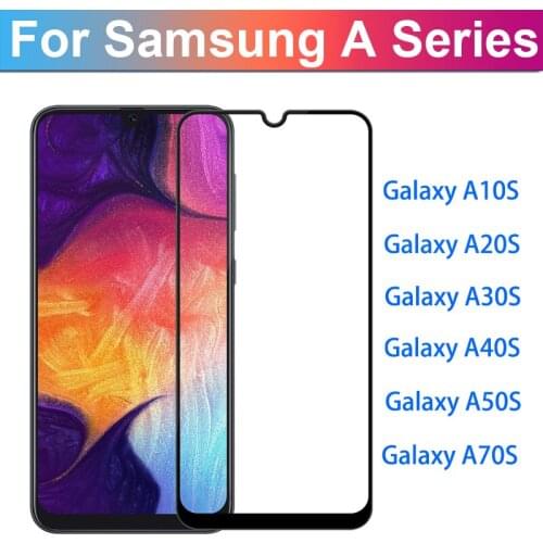 Original Tempered Glass For Samsung Galaxy A10s A30s A50s Screen Protector for Galaxy A70s A20s A40s Full Cover Glas Film a30s10