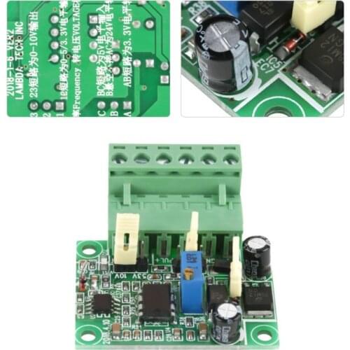 0-10Khz To 0-10V Frequency to Voltage Converter Frequency to Voltage Signal Module Converter Module With Isolation F/V Module