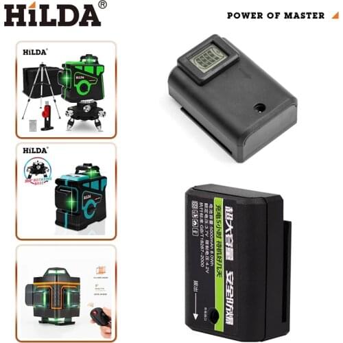 Rechargeable Lithium Battery For 12 Lines/16 Lines Laser level For HILDA 3D/4D Laser level