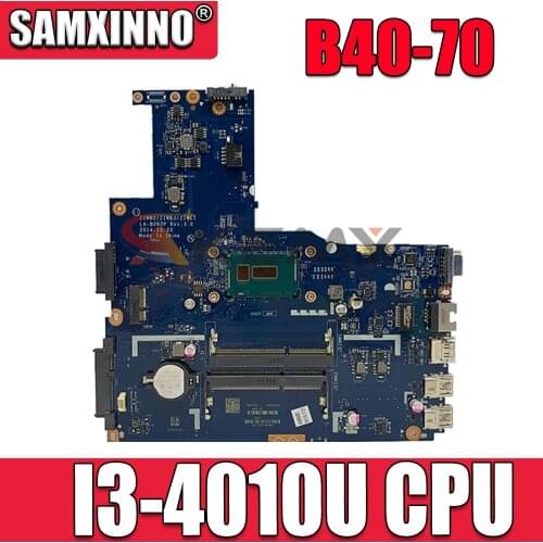 Applicable to B40-70 notebook motherboard I3-4010U UMA number LA-B092P FRU SB20G04677 SB20G04706 SB20G04709 SB20G04710