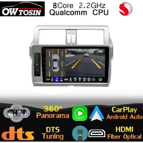 Qualcomm CPU Android Car Multimedia Player For Toyota Land Cruiser Prado 150 2013-2017 GPS Radio HDMI HIFI Head Unit Stereo WiFi