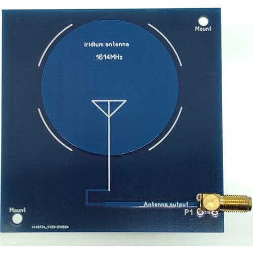 Professional Iridium Antenna 1614MHz PCB Antenna 1.614GHz for Satellite Reception/ Iridium Reception/Software Defined Radio