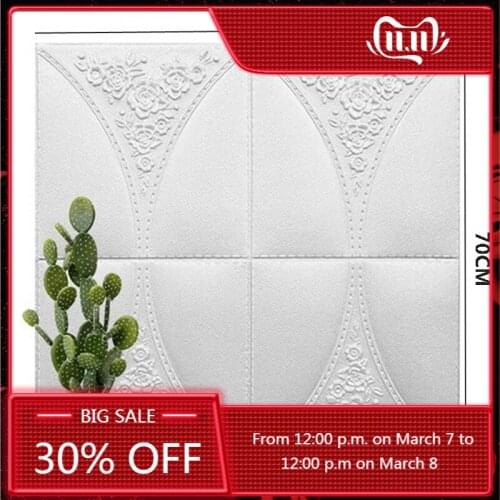 Self Adhesive Wallpaper 3D Brick Wall Stickers Living Waterproof Foam Room Bedroom DIY Adhesive Wallpaper Art home Wall Decals