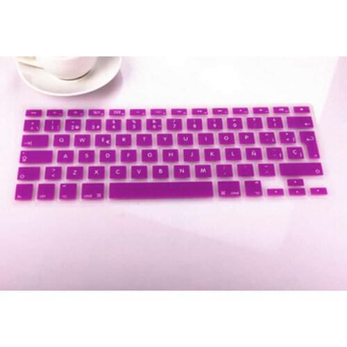 Cheapest (50pcs) Spanish UK EU layout Silicone keyboard case cover for Apple MacBook Pro 13.3" 15.4" 17" Mac Book wholesale
