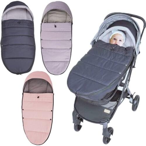 Winter Baby Sleeping Bag Universal Baby Stroller Footmuff Envelope Windproof Warm Pram Cart Sleepsack Sleeping Bag For Newborn