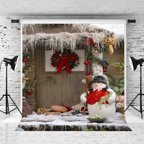 VinylBDS 2X3M Christmas Photo Studio Background Backdrop Photograph Snowman Pumpkin Thanksgiving Studio Backdrop
