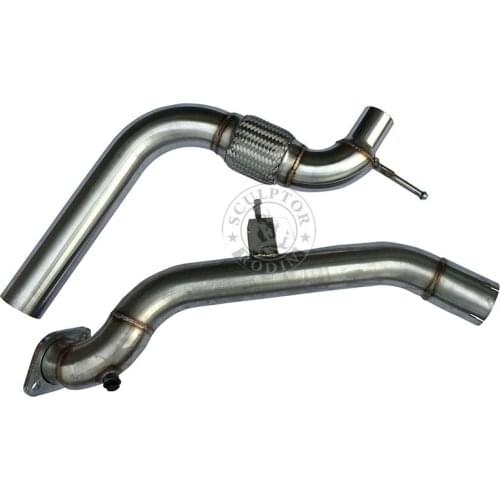 For 15-16 Ford Mustang Ecoboost 2.3T SS Catless Exhaust Exhaust Downpipe 3" K8-DP232