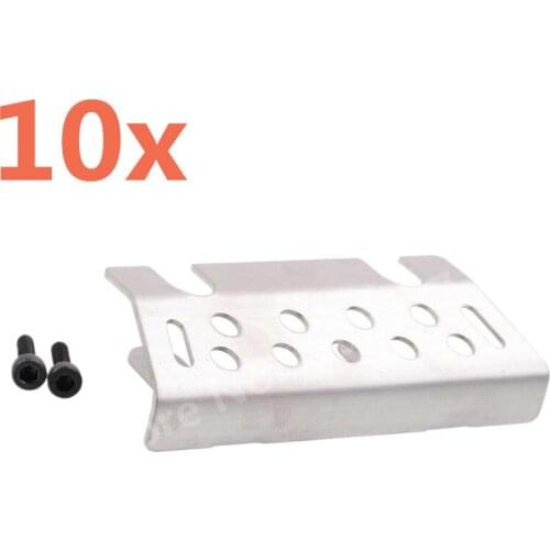 10Pcs RC Car TRAXXAS TRX-4 Front Rear Collision Protection Protective Metal Guard Chassis Armor For 1/10 RC Crawler Climbing Car