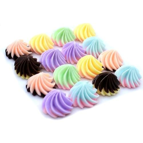 10pcs/pack Slime Supplies Toys Miniature Chocolate Candy Slime Accessories Filler For Fluffy Clear Crystal