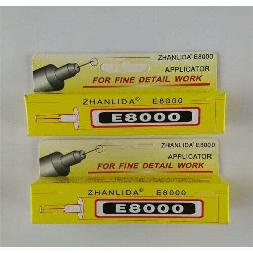 2pcs/lot 10ml E8000 needle type mobile phone screen glue DIY craft jewelry drill beauty drill epoxy resin adhesive Wholesale