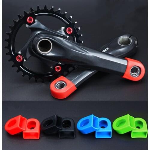 Outdoor Cycling 2pcs Silicone Bicycle Crank Arm Boots Protectors Fit Shimano Sram Campagnolo Bike Accessories Bike Parts