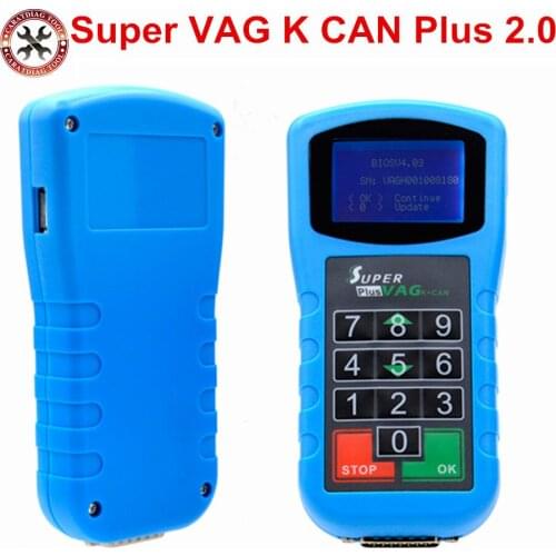 Super VAG K CAN Plus 2.0 OBD2 Car Diagnostic tool Pin Code Reader Key Programmer Anti-theft Function for Audi/V-W/ S-koda/S-eat