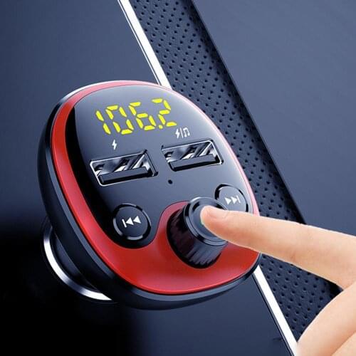 80% Hot Sell LED Display Handsfree Car Bluetooth MP3 Player Dual USB Charger